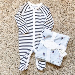 NWT 3m Ralph Lauren sleeper and blanket